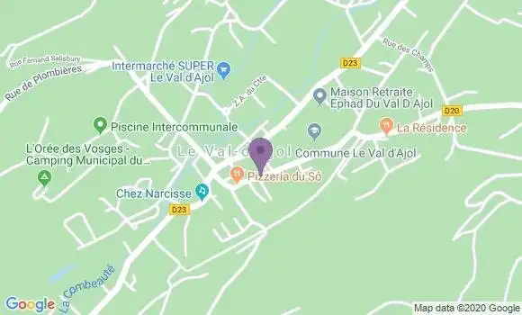 Localisation Caisse d