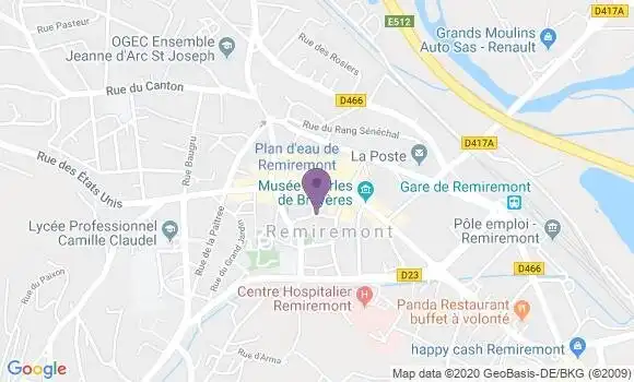 Localisation Caisse d