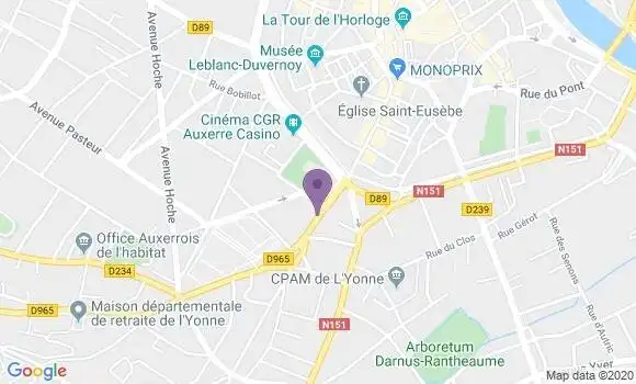 Localisation Caisse d
