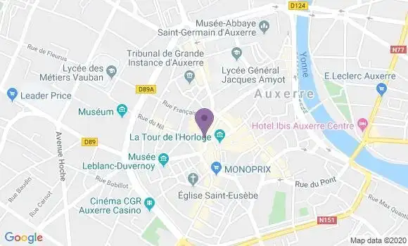 Localisation Caisse d
