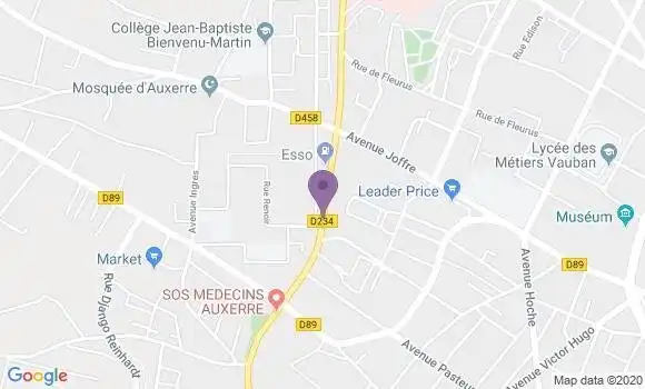 Localisation Caisse d