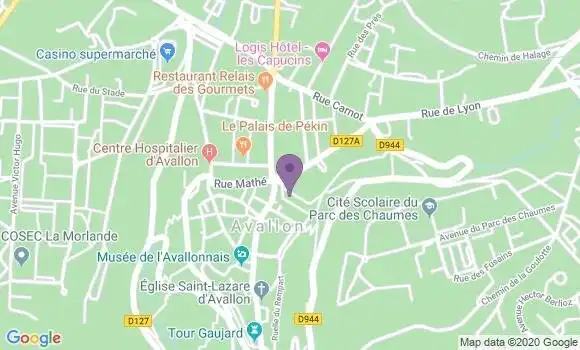 Localisation Caisse d