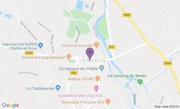 Localisation Caisse d