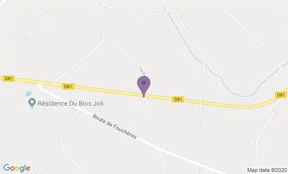 Localisation Caisse d