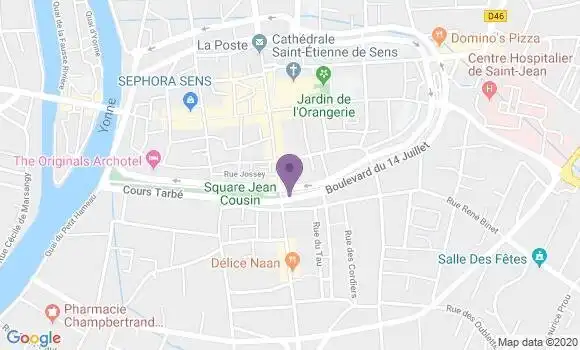 Localisation Caisse d