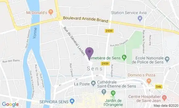 Localisation Caisse d