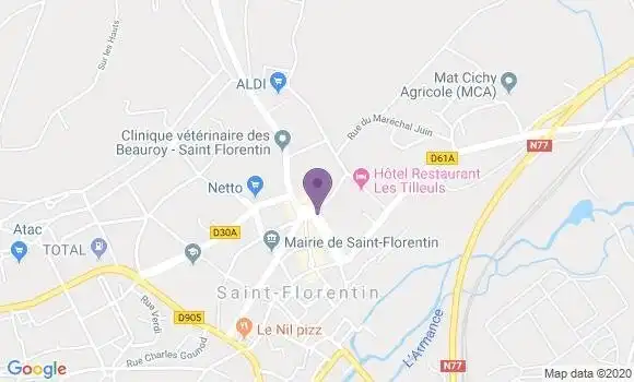 Localisation Caisse d