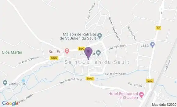 Localisation Caisse d