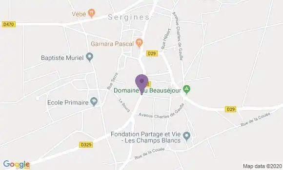 Localisation Caisse d