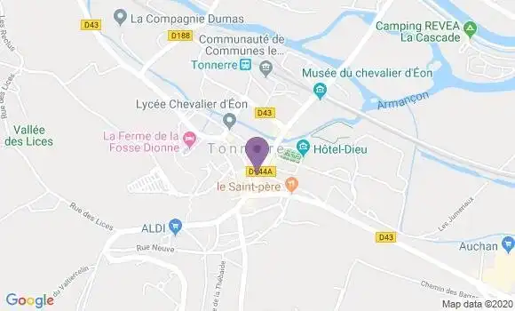 Localisation Caisse d