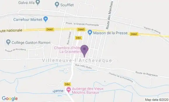Localisation Caisse d