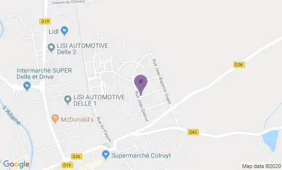 Localisation Caisse d