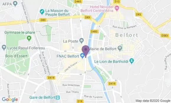 Localisation Caisse d