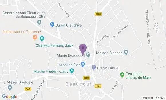 Localisation Caisse d