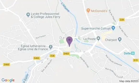 Localisation Caisse d