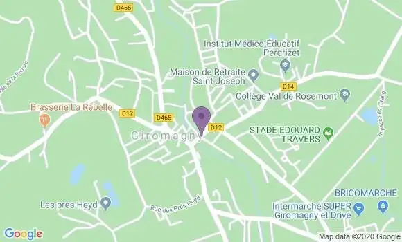Localisation Caisse d