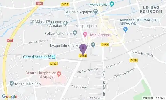 Localisation Caisse d