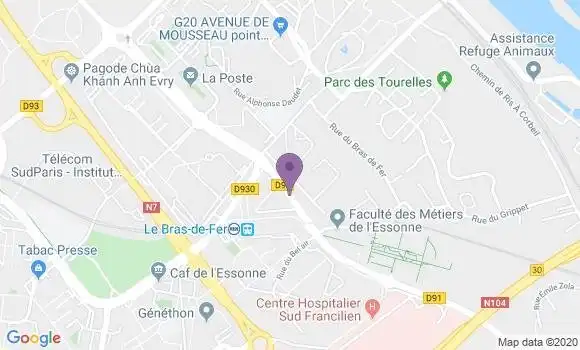 Localisation Caisse d