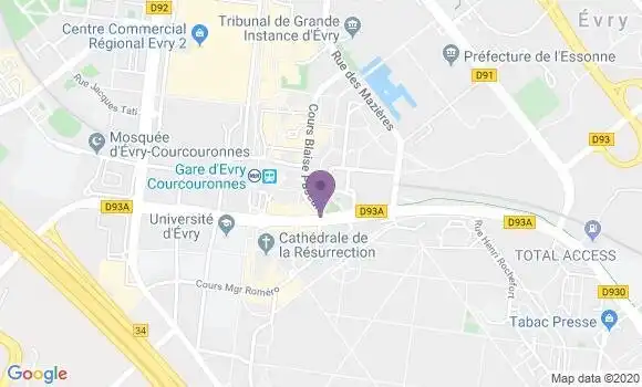 Localisation Caisse d