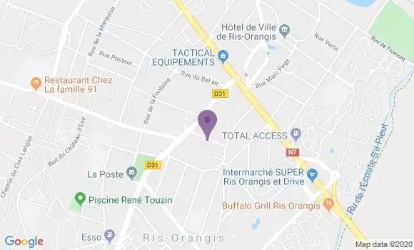 Localisation Caisse d
