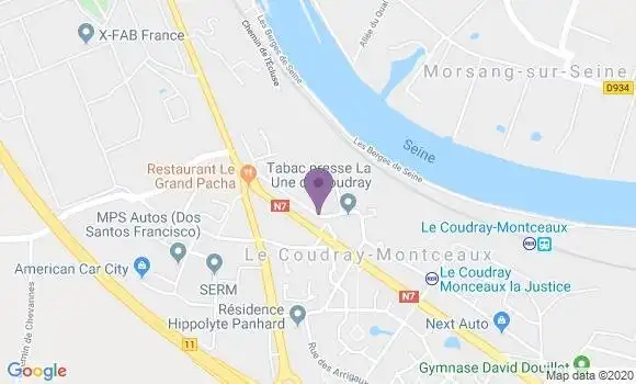 Localisation Caisse d