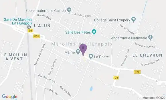 Localisation Caisse d