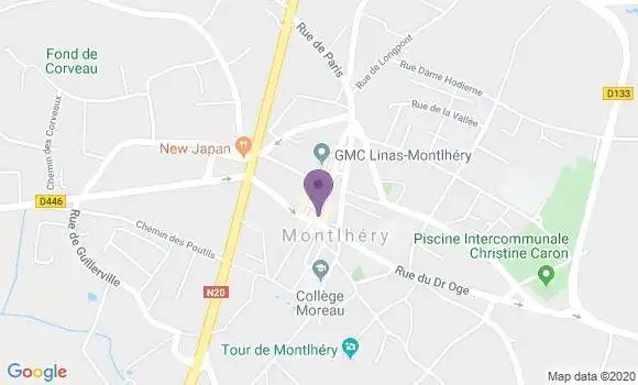 Localisation Caisse d