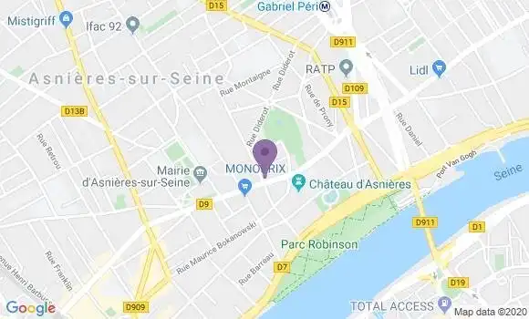 Localisation Caisse d