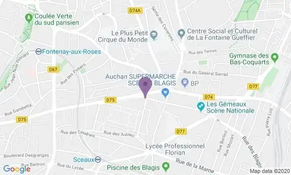 Localisation Caisse d