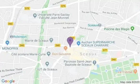 Localisation Caisse d