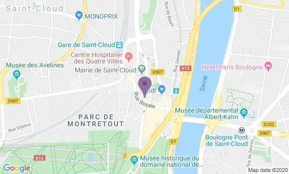 Localisation Caisse d