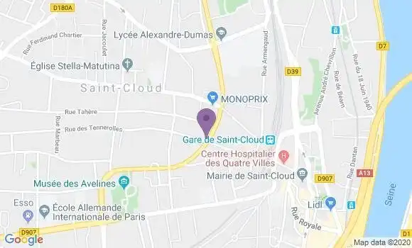 Localisation Caisse d
