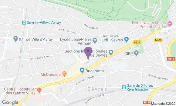 Localisation Caisse d