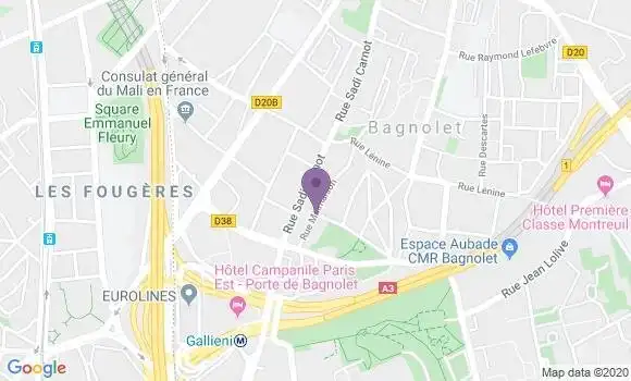 Localisation Caisse d