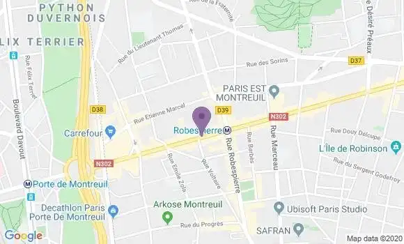 Localisation Caisse d
