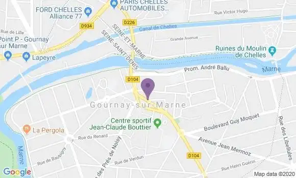 Localisation Caisse d
