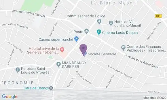 Localisation Caisse d