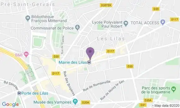 Localisation Caisse d