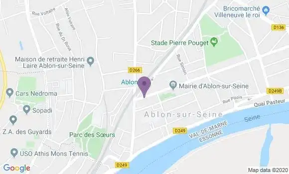 Localisation Caisse d
