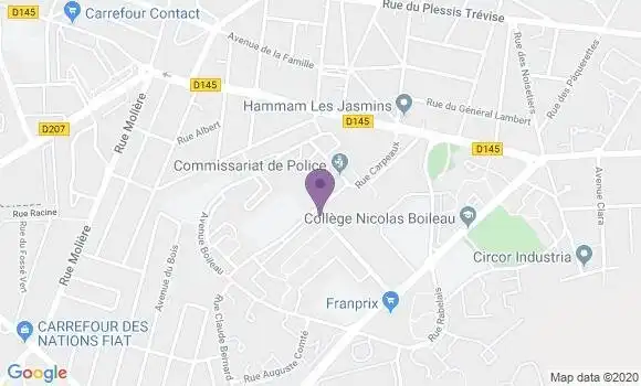 Localisation Caisse d