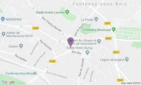 Localisation Caisse d