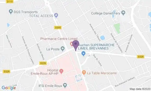 Localisation Caisse d