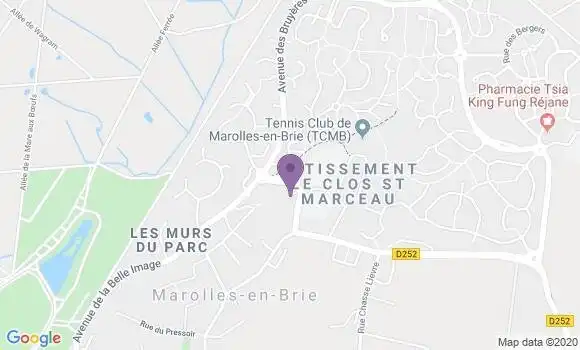 Localisation Caisse d
