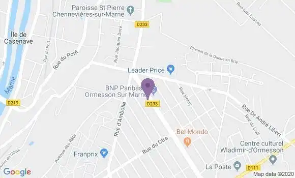 Localisation Caisse d