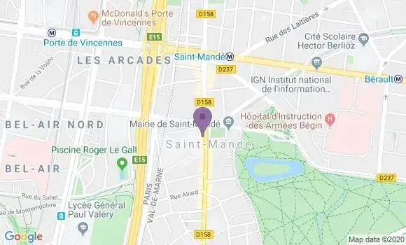 Localisation Caisse d