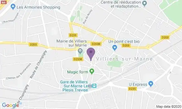 Localisation Caisse d