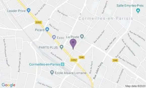 Localisation Caisse d