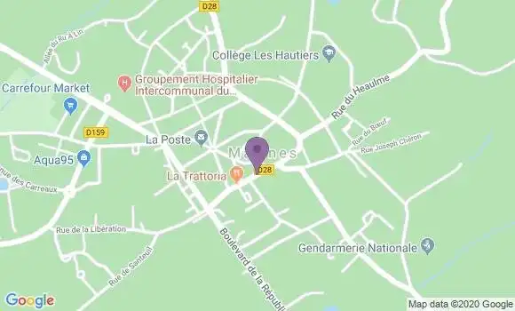 Localisation Caisse d