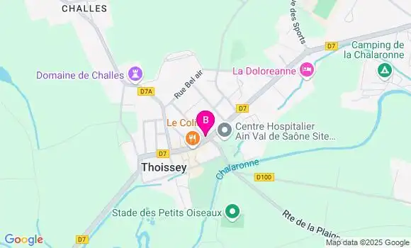 Localisation CIC Agence de Thoissey