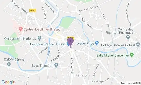 Localisation CIC Agence d